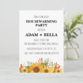 秋の秋引っ越し祝いパーティー招待状 招待状 (スタンド正面)