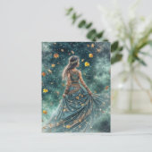 秋の秋彼岸ボーホチャイルドと離れ シーズンポストカード (スタンド正面)