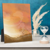 秋の秋感謝祭シーン装飾プラーク フォトプラーク (側面)