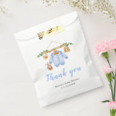 秋の秋服ラインボーイベビーシャワー フェイバーバッグ (封をした状態)