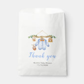 秋の秋服ラインボーイベビーシャワー フェイバーバッグ (正面)