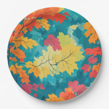 秋の秋水の色のフローラベビーシャワー