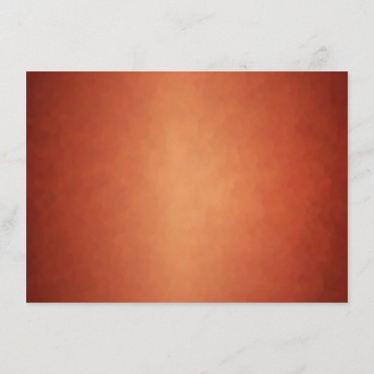 秋の秋水の色フローラ銅結婚の エンクロージャーカード (裏面)