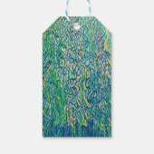 秋の秋水の色ホワイトカボチャ感謝祭 ギフトタグ (裏面)