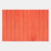 秋の秋水彩の花プレッズ&ストライプ ラッピングペーパーシート (正面3)