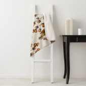 秋の秋水彩葉葉 シェルパブランケット (インサイチュ)