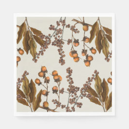 秋の秋水彩葉葉 スタンダードランチョンナプキン