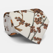 秋の秋水彩葉葉 ネクタイ (ロール)