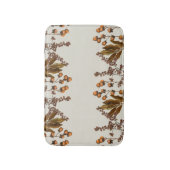 秋の秋水彩葉葉 バスマット (正面縦)