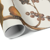 秋の秋水彩葉葉 ラッピングペーパー (ロールコーナー)