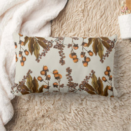 秋の秋水彩葉葉 ランバークッション