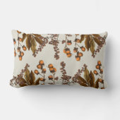 秋の秋水彩葉葉 ランバークッション (正面)