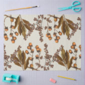 秋の秋水彩葉葉 薄葉紙 (クラフト)