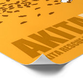 秋の秋田（12インチx 13インチ） ポスター (角)