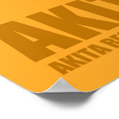 秋の秋田(30インチx 32.5インチ) ポスター (角)