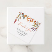 秋の秋紅葉の結婚水彩ありがとう フェイバータグ (インサイチュ)