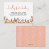 秋の秋紅葉ベビーシャワー挿入カード エンクロージャーカード (正面/裏面)