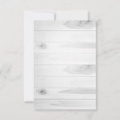 秋の秋素朴フローラゴシック結婚ズ 出欠カード (裏面)