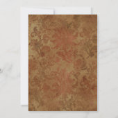 秋の秋素朴フローラゴシック 招待状 (裏面)