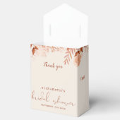 秋の秋素朴フローラブライダルシャワー フェイバーボックス (オープン)