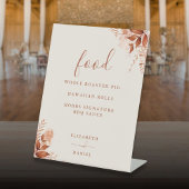 秋の秋素朴フローラメニュー 台座サイン