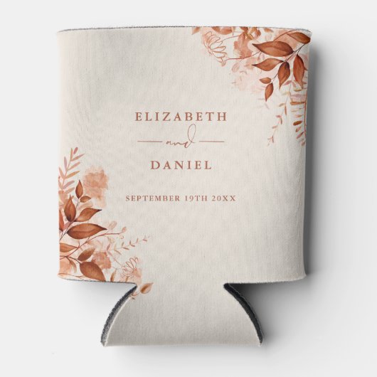 秋の秋素朴フローラ結婚ズ 缶クーラー (正面)