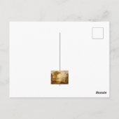 秋の秋絵画風景 ポストカード (裏面)