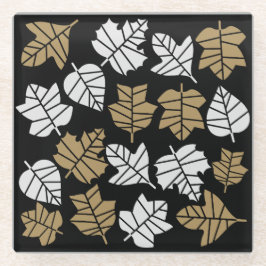 秋の秋自然遷移 ガラスコースター