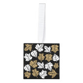 秋の秋自然遷移 キューブオーナメント (正面)