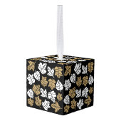 秋の秋自然遷移 キューブオーナメント (裏面アングル)