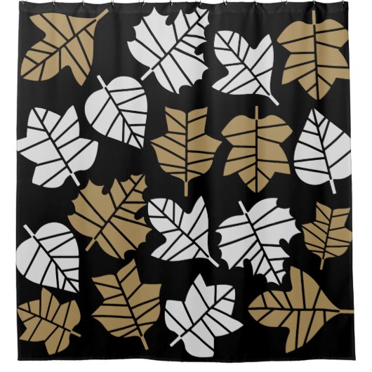 秋の秋自然遷移 シャワーカーテン (正面)