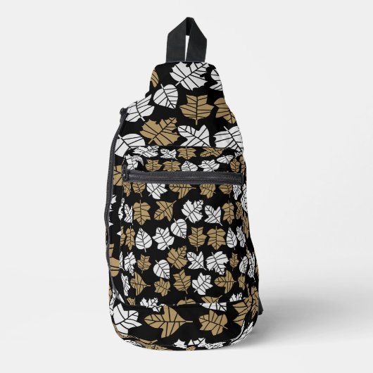 秋の秋自然遷移 スリングバッグ (正面)