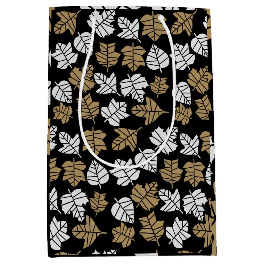 秋の秋自然遷移 ミディアムペーパーバッグ (正面)