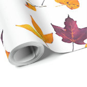 秋の秋色葉の ラッピングペーパー (ロールコーナー)