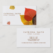 秋の秋葉の名刺代 名刺 (正面/裏面)