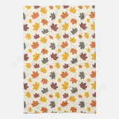 秋の秋葉の キッチンタオル (縦)