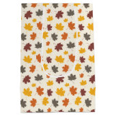 秋の秋葉の ミディアムペーパーバッグ (裏面)