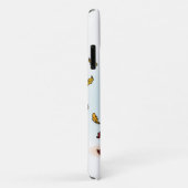 秋の秋遊女の子と葉ケース Case-Mate iPhoneケース (裏面/右)