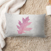 秋の秋離れメエプルピンクシルバー ランバークッション (ブランケット)