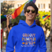 秋の秋 – グルービーカボチャスパイスデザイン パーカ