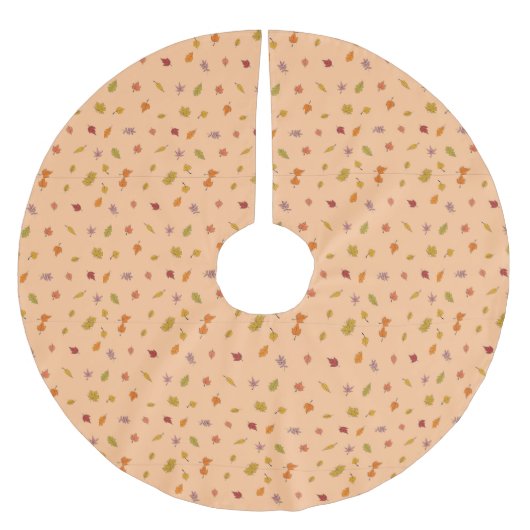 秋の秋 ブラッシュドポリエステルツリースカート (正面)