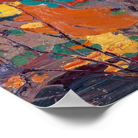 秋の秋 | Tom Thompson | ポスター (角)