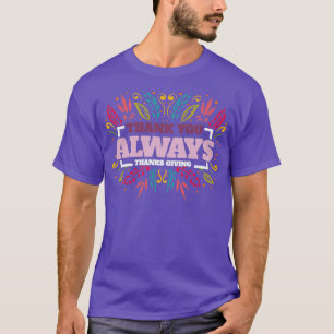 秋の穀物いつも感謝 Tシャツ
