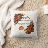 秋の空とカボチャパイ装飾用クッション クッション (ブランケット)