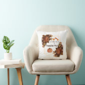 秋の空とカボチャパイ装飾用クッション クッション (椅子)