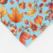 秋の空気 フリースブランケット (角)