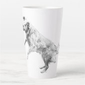 秋の空飛んでいる気 カフェラテマグ (正面)