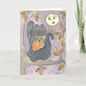 秋の節句の願い カード (正面)