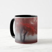 秋の紅葉が大好き マグカップ (正面左)