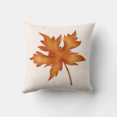 秋の紅葉が親しみやすい感謝祭 クッション (裏面)
